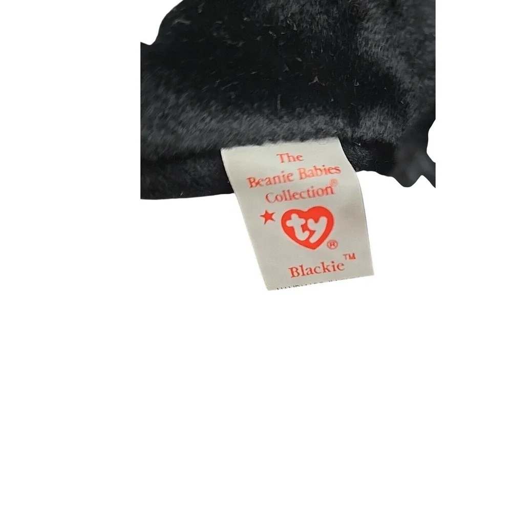 Ty Beanie Babies Bear Lot Blackie Groovy Magenta Heart 3pc Plush Set‎ Vintage